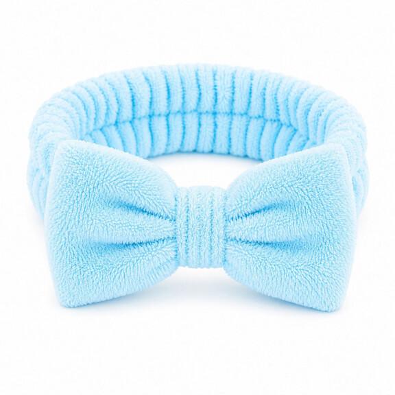 Resized Media/ATSKATL2000012 ATTAIN SKINCARE BOW SPA HEADBAND BLUE FULL HERO