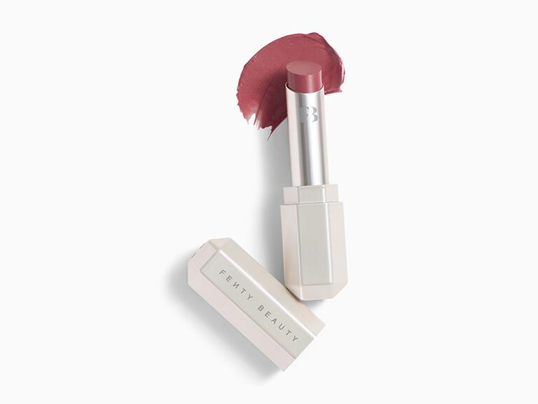 Resized Media/FentyBeautySlipShineLipStickInGojiGang Swatch