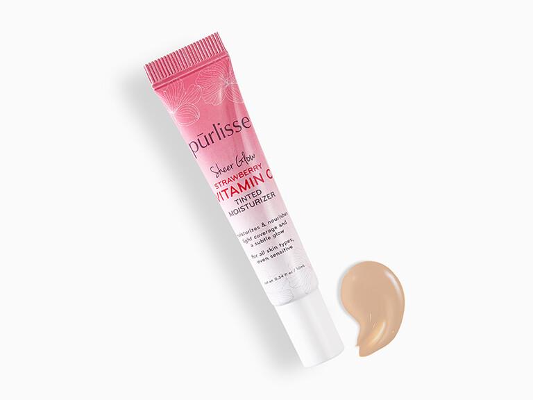 Resized Media/PurlisseSheerGlowStrawberryVitaminCTintedMoisturizerinFairwithSwatch 1